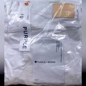 purple brand white jeans P001 size 40